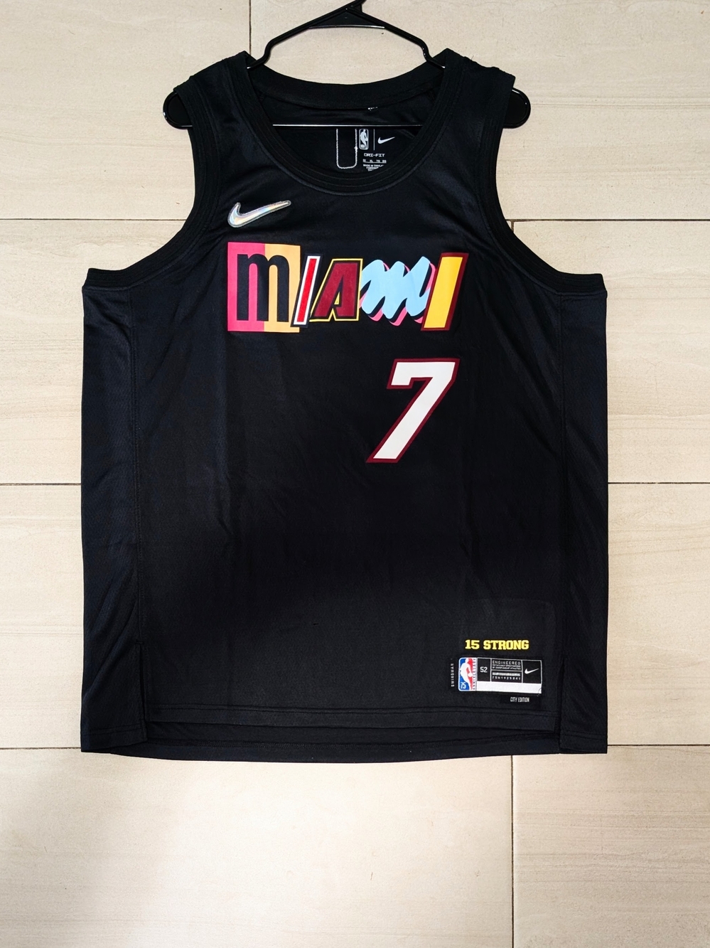 Giannis Antetokounmpo Miami Heat 75th Anniversary City Edition Jersey